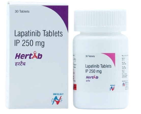 Hertab 250mg Tablet 30's - Oncology Division Medicine by Hetero Healthcare Ltd