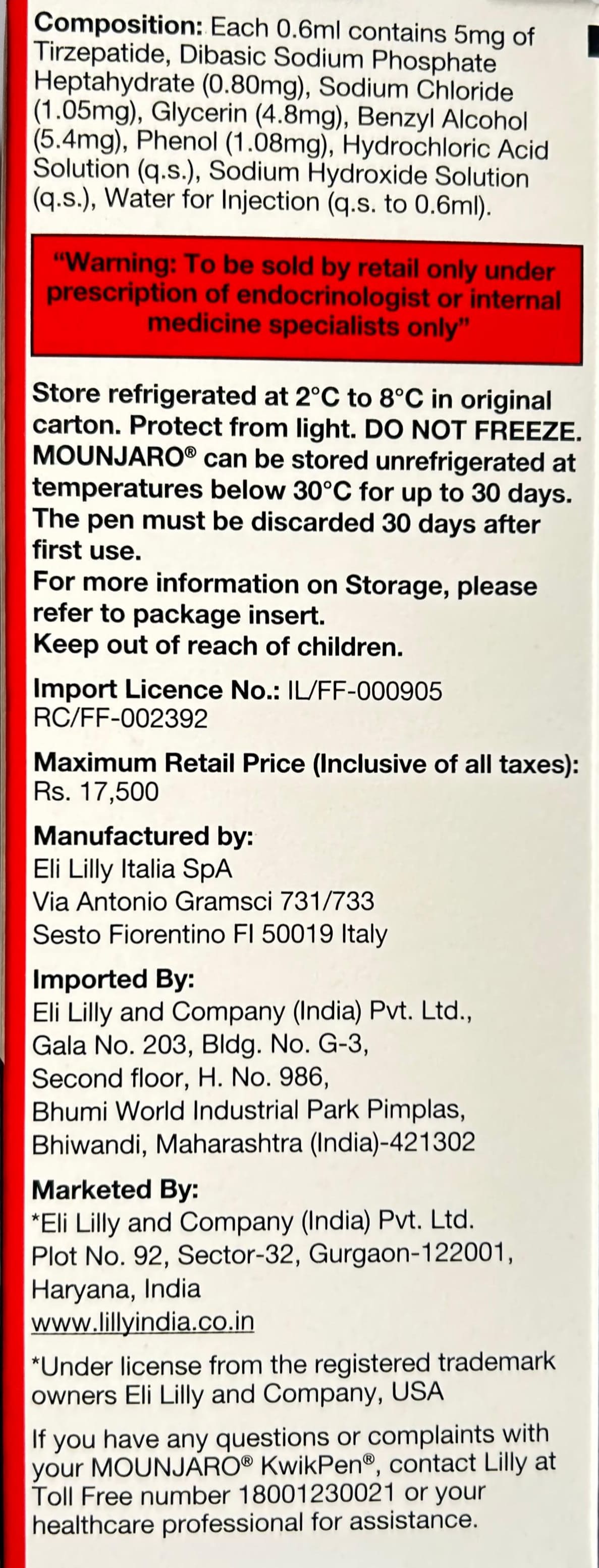 Mounjaro 5mg KwikPen
