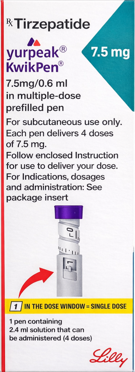 Yurpeak 7.5mg Kwikpen - Diabetes Division Medicine by CIPLA LTD