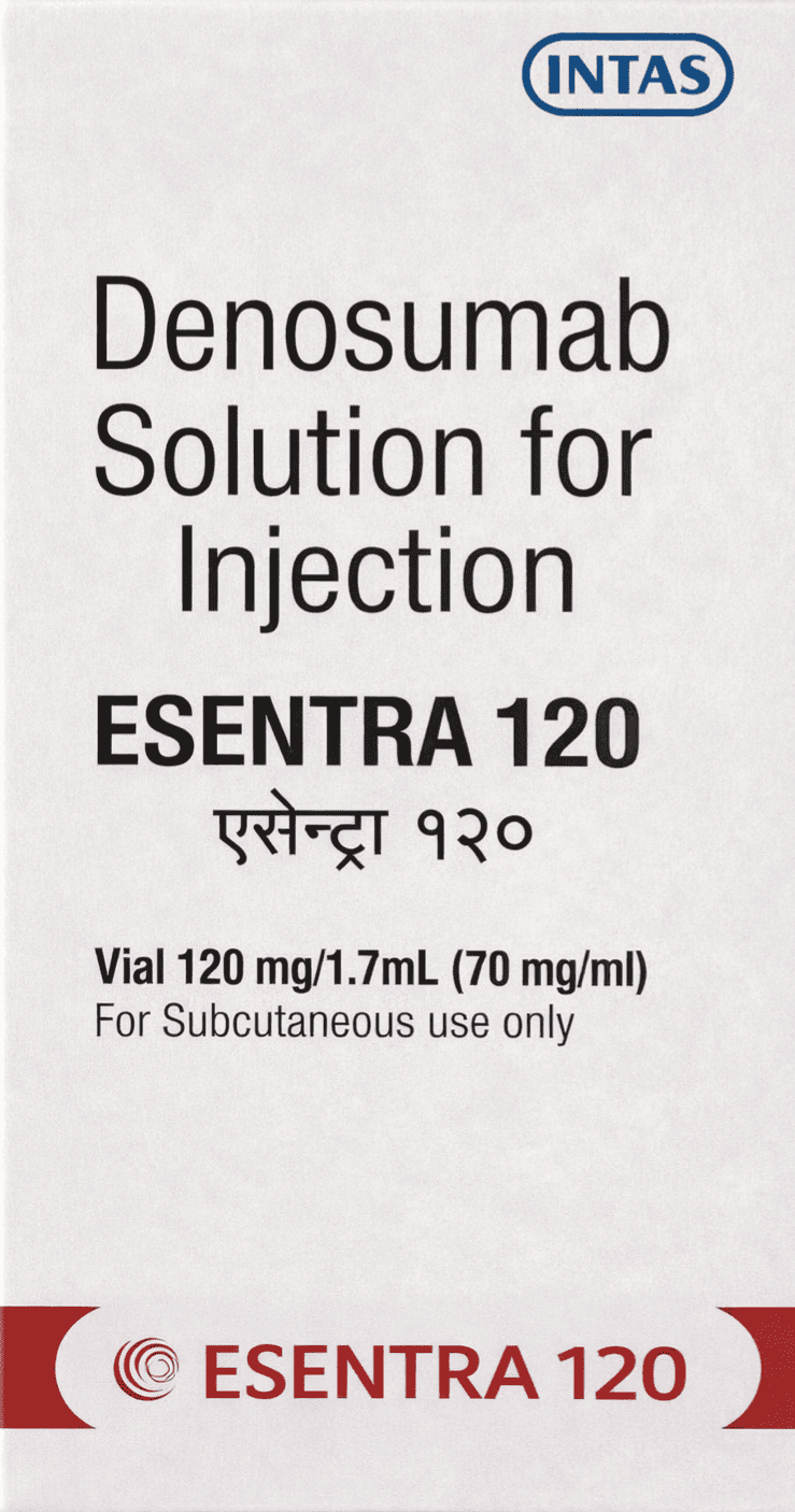 Esentra 120mg Injection - Oncology Division Medicine by Intas Pharmaceuticals Pvt Ltd