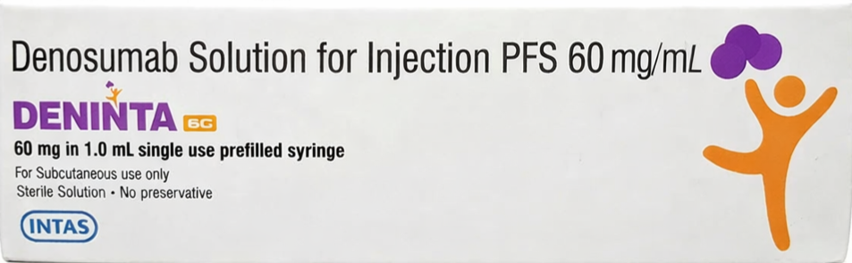 Deninta 60mg Injection - Rheumatology Division Medicine by Intas pharmaceutical pvt ltd