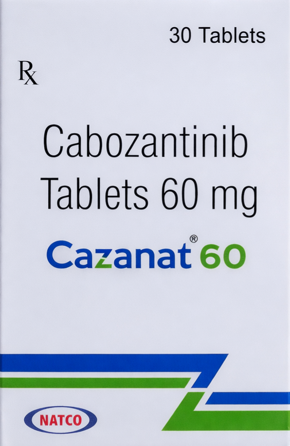 Cazanat 60mg Tablet - Oncology Division Medicine by Natco Pharma Ltd