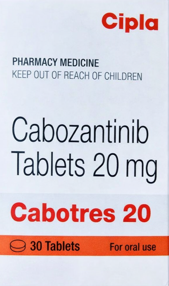 Cabotres 20mg Tablet - Oncology Division Medicine