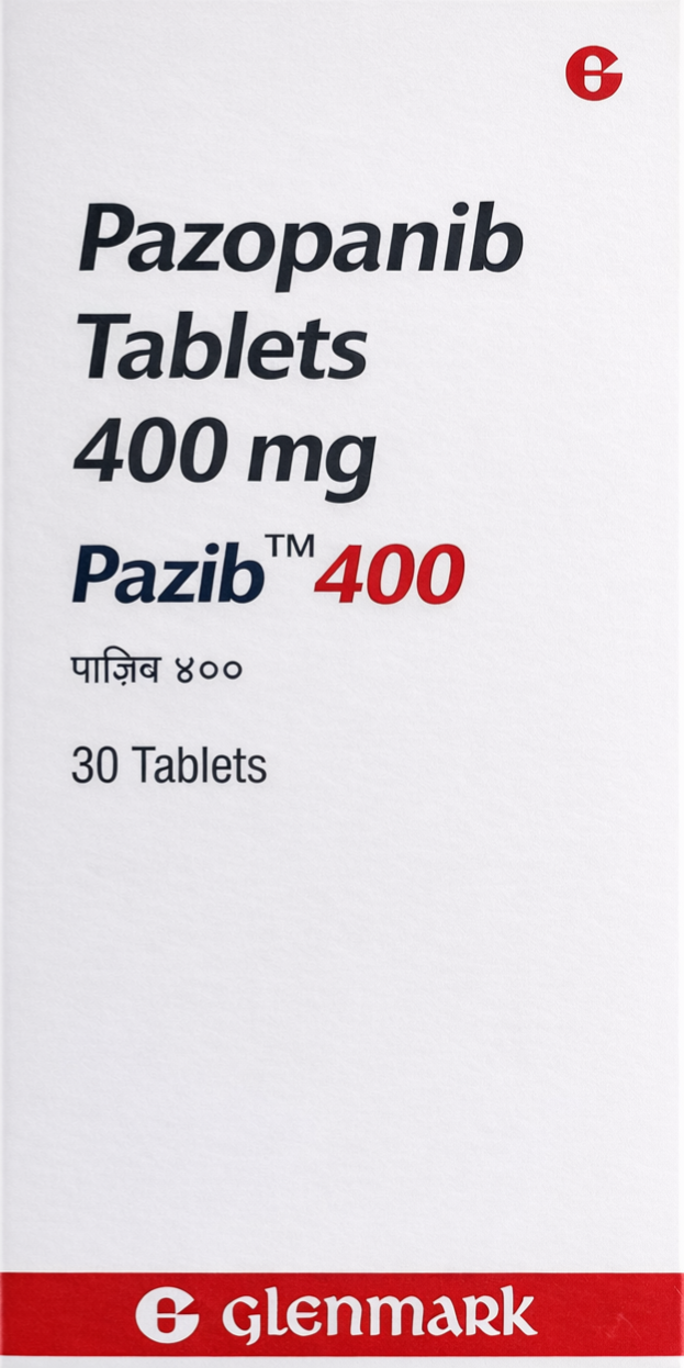 Pazib 400mg Tablet - Oncology Division Medicine by GLENMARK PHARMACEUTICALS PVT LTD