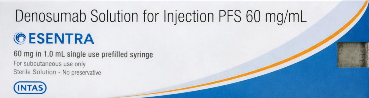 Esentra 60mg Injection - Rheumatology Division Medicine by Intas pharmaceutical pvt ltd