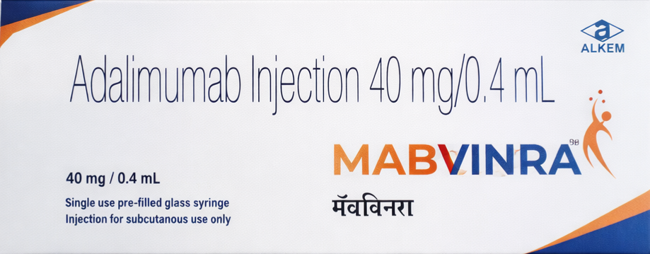 Mabvinra 40mg Injection - Rheumatology Division Medicine by Alkem Laboratories Ltd