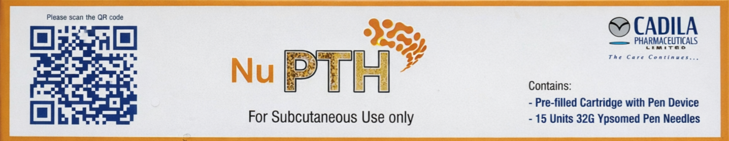 Nu Pth 750mcg Injection - Rheumatology Division Medicine by CADILA PHARMACEUTICALS PVT LTD