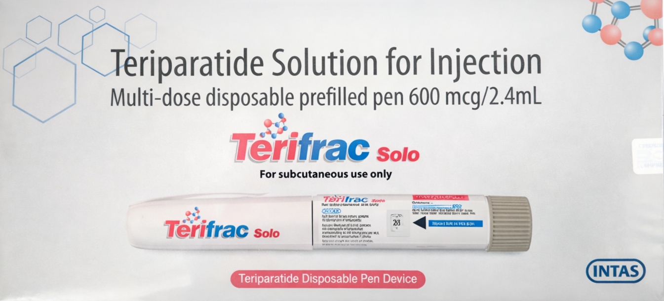 Terifrac Solo 600mcg Injection - Rheumatology Division Medicine by Intas pharmaceutical pvt ltd