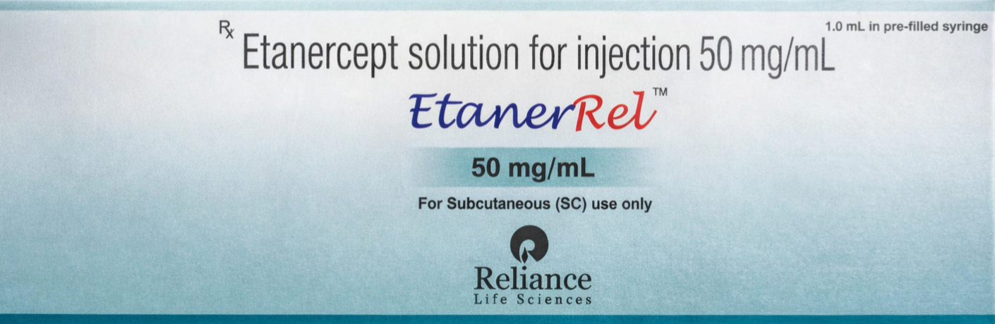 Etanerrel 50mg Injection - Rheumatology Division Medicine by Reliance Life Sciences Pvt Ltd