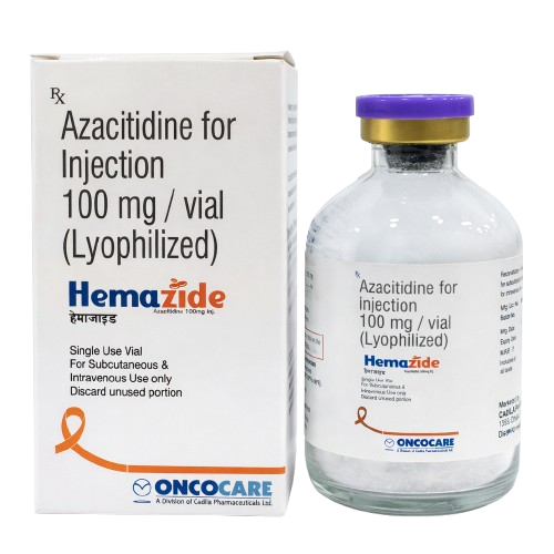 Hemazide 100mg Injection - Oncology Division Medicine by CADILA PHARMACEUTICALS PVT LTD