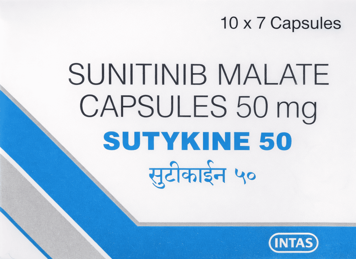 Sutykine 50mg Capsule - Oncology Division Medicine by Intas pharmaceutical pvt ltd