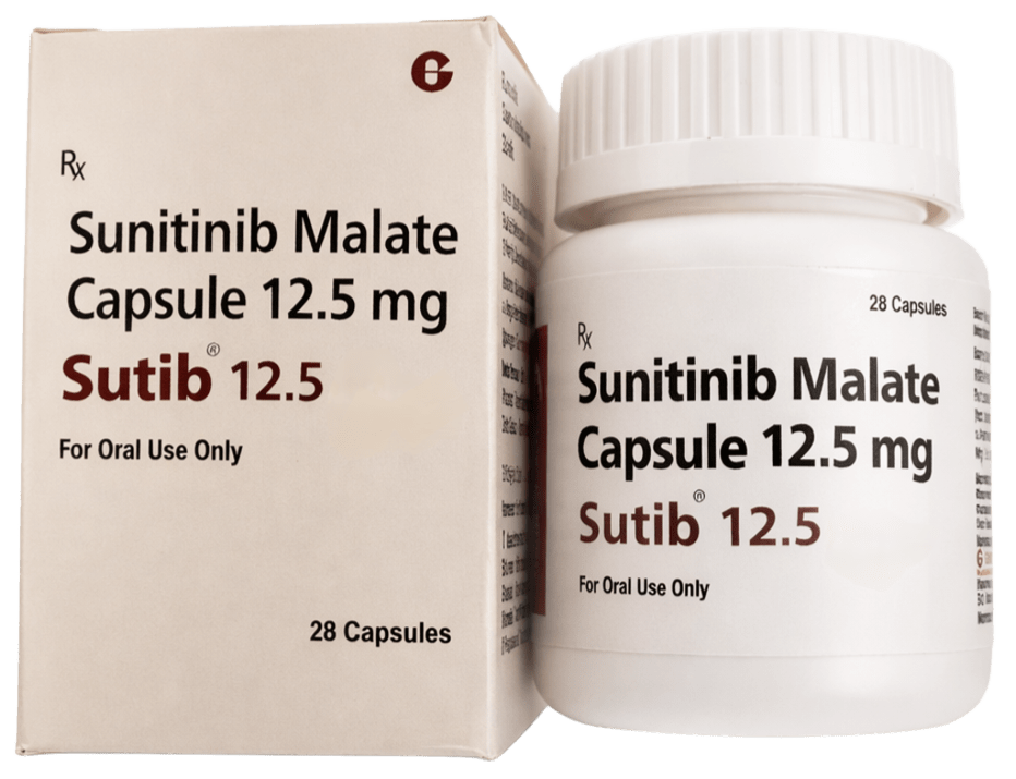 Sutib 12.5mg Capsule 28's - Oncology Division Medicine by GLENMARK PHARMACEUTICALS PVT LTD