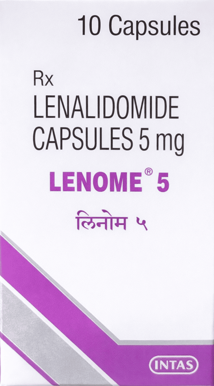 Lenome 5mg Capsule - Oncology Division Medicine by Intas pharmaceutical pvt ltd