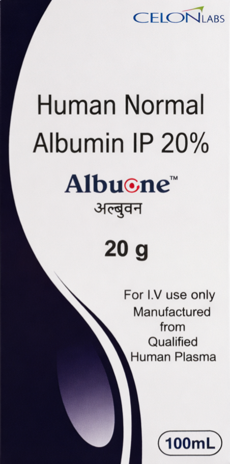 Albuone 20% Injection 100mL - Nephrology Division Medicine