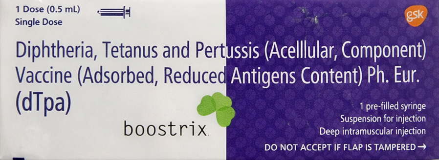 Boostrix Vaccine - Vaccines Division Medicine