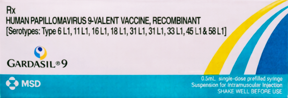 Gardasil 9 Vaccine 0.5mL - Vaccines Division Medicine by MSD Pharmaceuticals Ltd