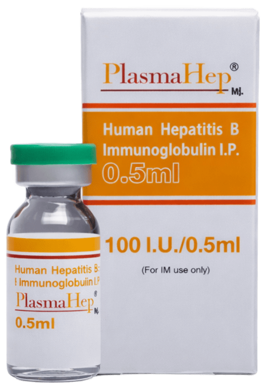 Plasmahep 100IU Injection 0.5mL - Vaccines Division Medicine by PLASMAGEN BIOSCIENCES PVT LTD