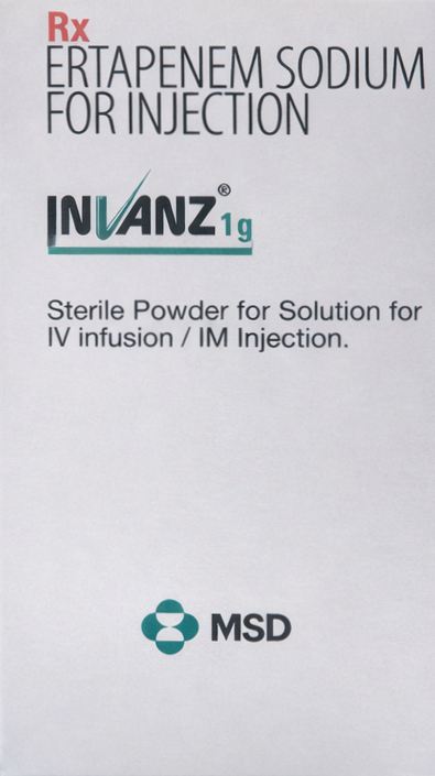 Invanz 1gm Injection - Antibiotics Division Medicine by MSD Pharmaceuticals Ltd