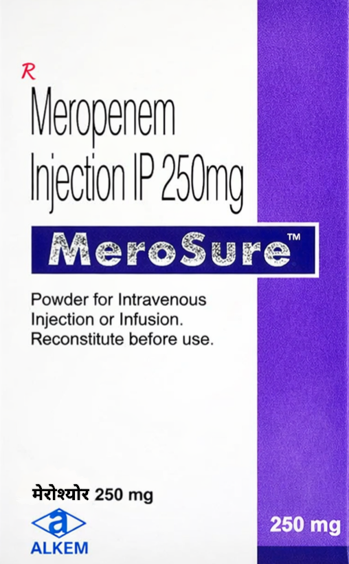 Merosure 250mg Injection - Antibiotics Division Medicine by Alkem Laboratories Ltd