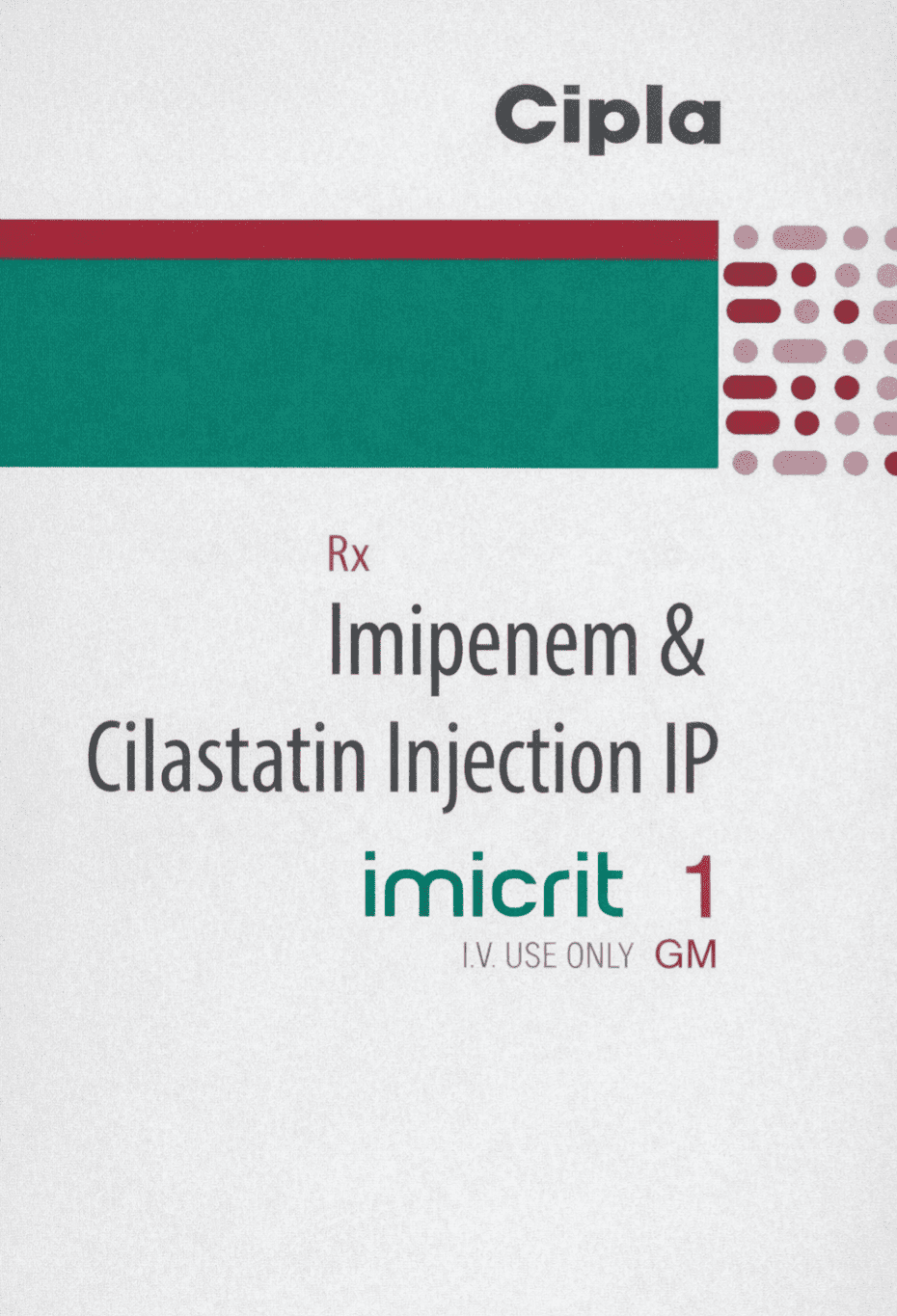 Imicrit 1gm Injection - Antibiotics Division Medicine by CIPLA LTD