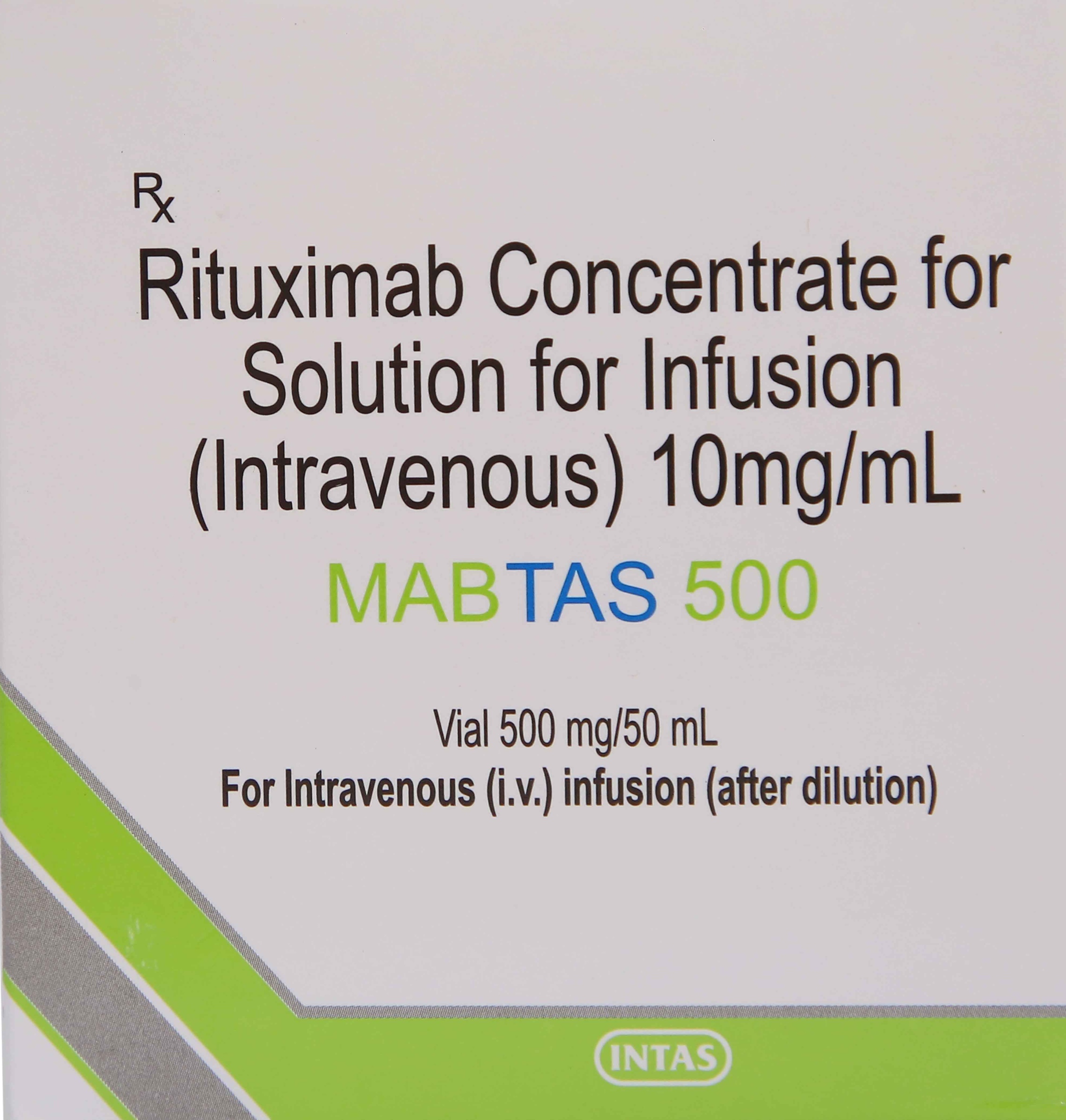 Mabtas 500mg Injection - Oncology Division Medicine by Intas Pharmaceuticals Ltd