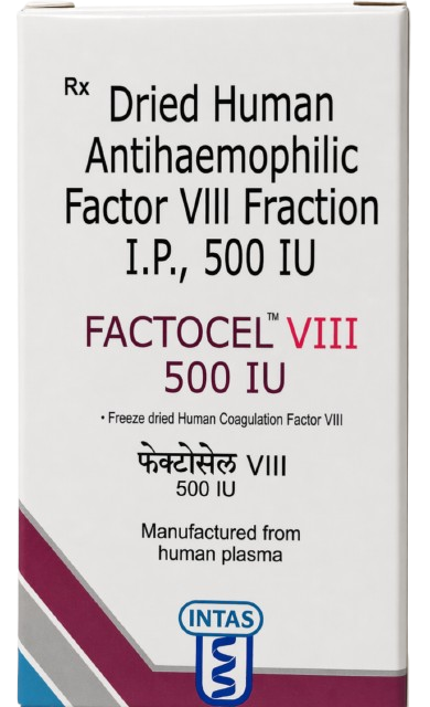 Factocel Viii 500IU Injection - Alternative Medicine