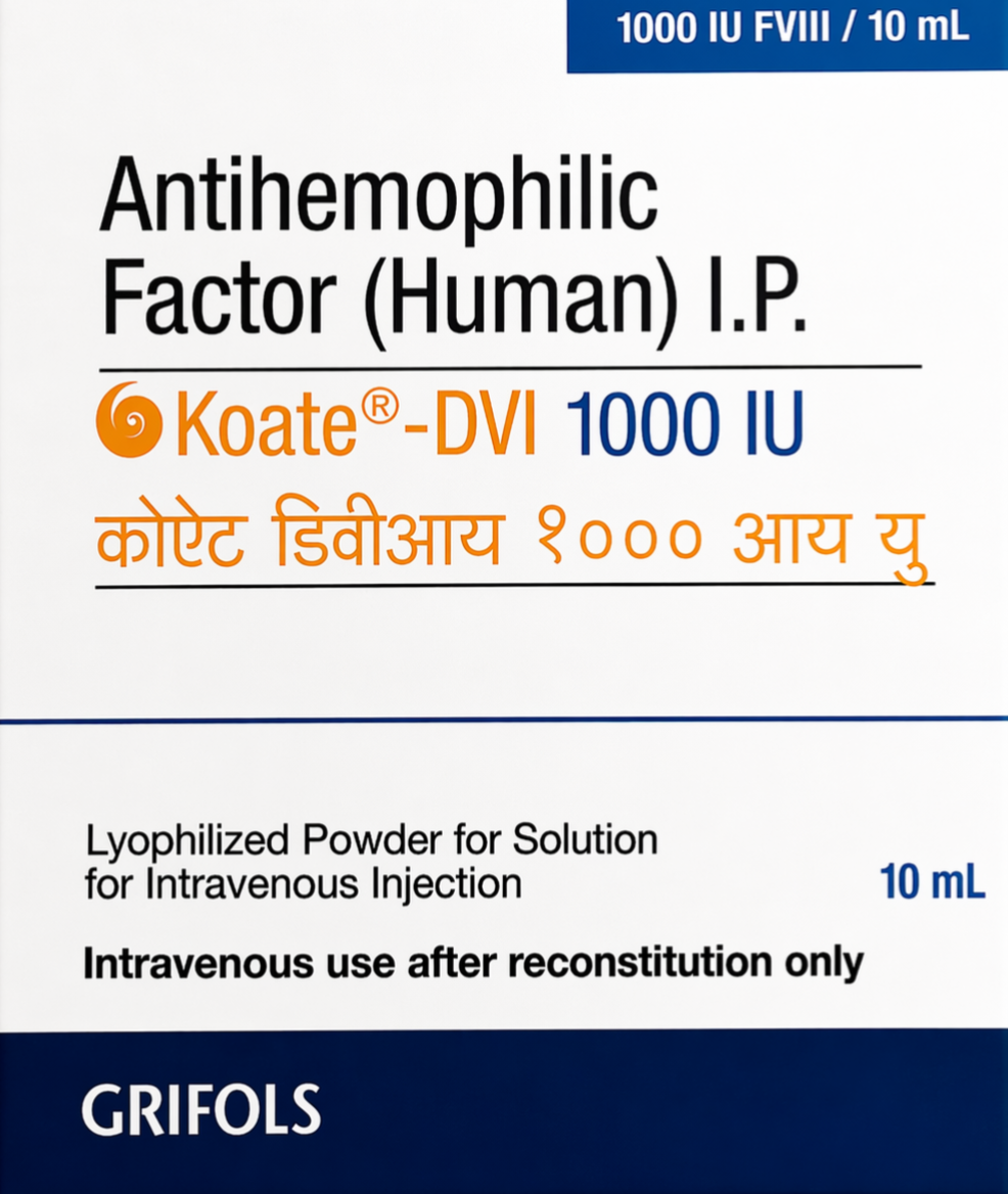 Koate Dvi 1000IU Injection - Alternative Medicine