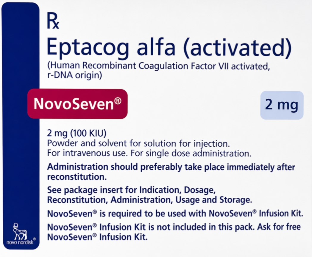 Novoseven 2mg Injection - Hematology Division Medicine by Novo Nordisk India Pvt Ltd