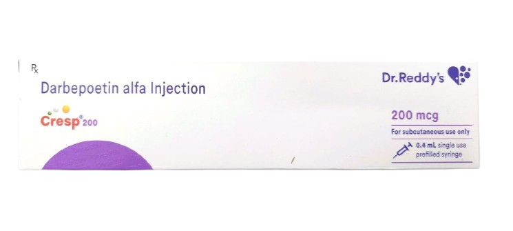 Cresp 200mcg injection - Nephrology Division Medicine by Dr. Reddy's Laboratories Ltd