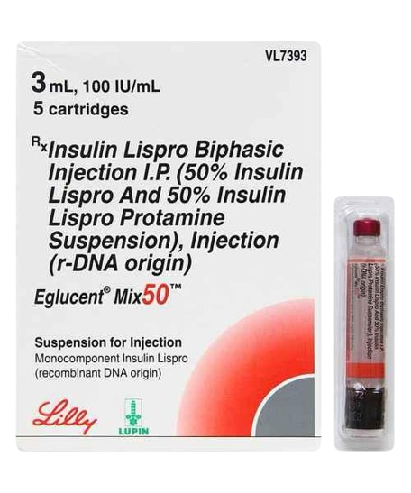 Eglucent Mix 50 100IU/ml Cartridge - Alternative Medicine