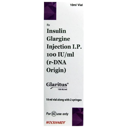 Glaritus 100IU/ml - Diabetes Division Medicine by Wockhardt Ltd