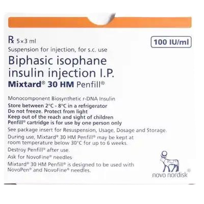 Mixtard 30 HM 100IU/ml Penfill - Diabetes Division Medicine