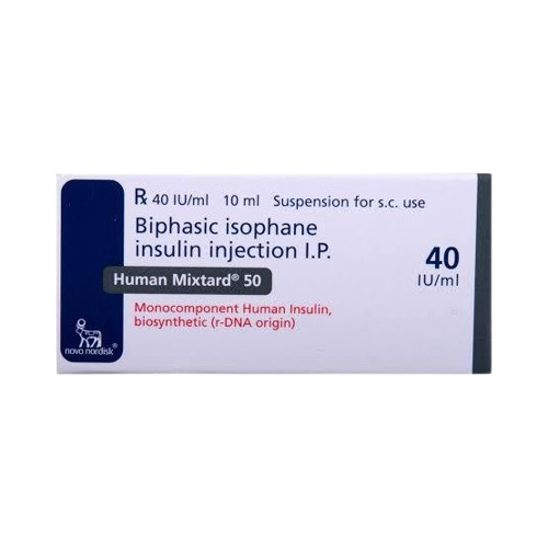 Human Mixtard 50 Injection 40IU/ml
