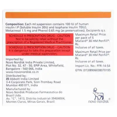 Mixtard 30 HM 100IU/ml Penfill