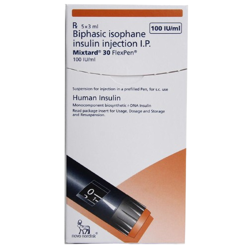 Mixtard 30 Flexpen (3ml Each) - Diabetes Division Medicine
