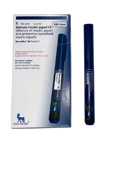 Novomix 30 100IU/ml Flexpen - Diabetes Division Medicine by Novo Nordisk India Pvt Ltd