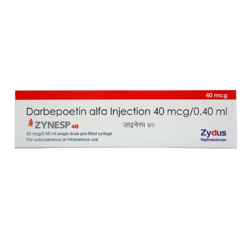 Zynesp 40mcg Injection - Nephrology Division Medicine by Zydus Lifesciences Ltd
